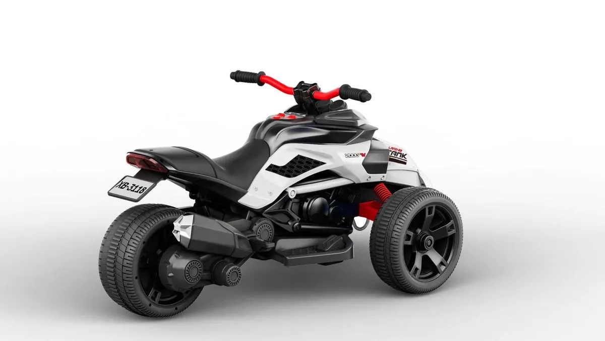 New 2025 Freddo 3 Wheel 12V | 2 Seater Ride on Upgraded Motorcycle | Rubber Tires | Leather Seat