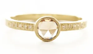 Night Cap Cognac Pave Ring