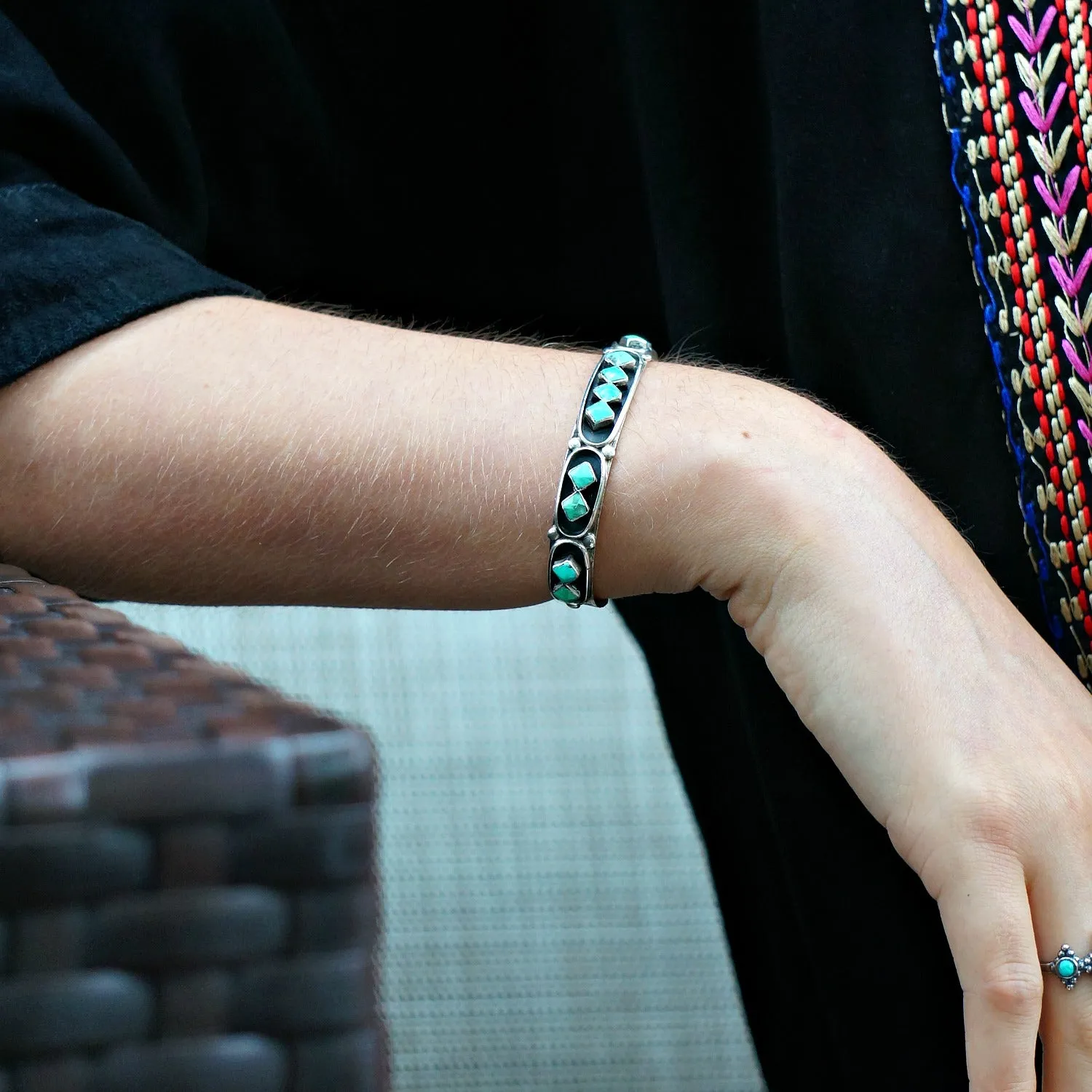 Nina Vintage Turquoise Bracelet