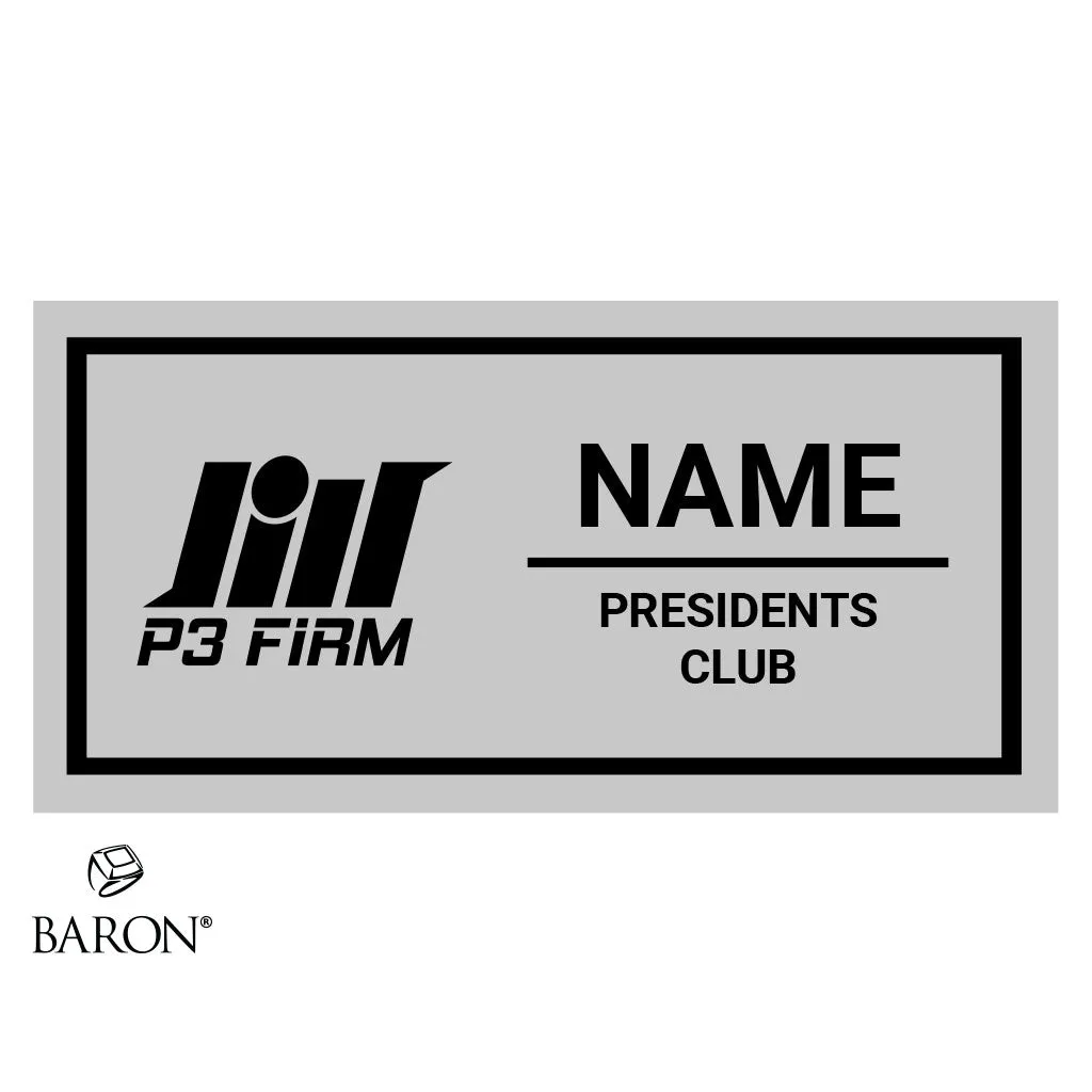P3 Firm Championship Black Standard Window Ring Box