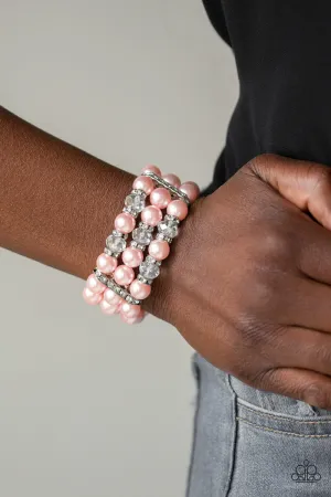 Paparazzi - Undeniably Dapper - Pink Bracelet