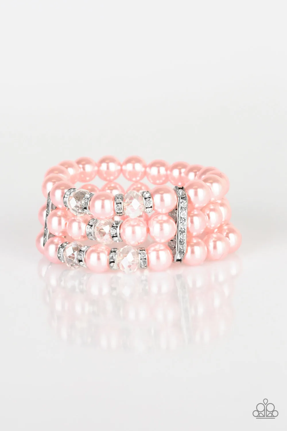 Paparazzi - Undeniably Dapper - Pink Bracelet