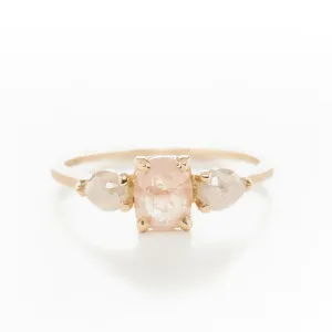 Perfect Pink Opaque Diamond Ring