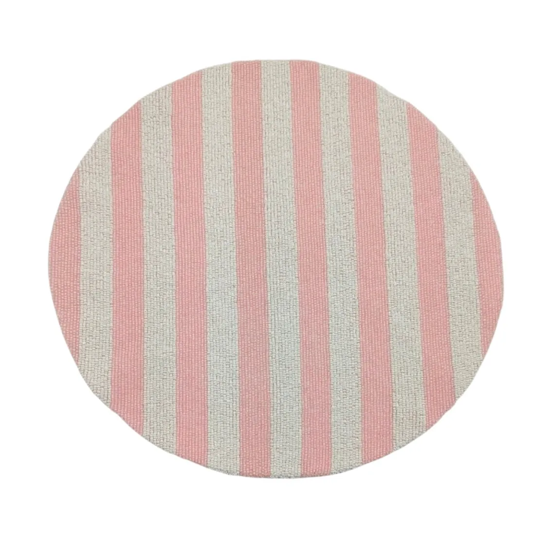 Pink & White Cabana Stripe Placemats