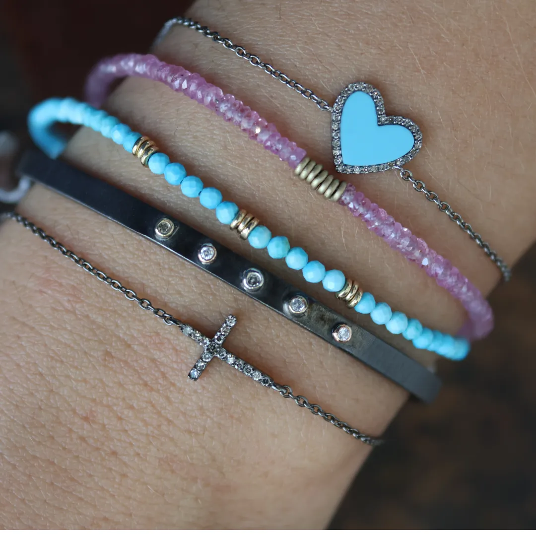 Pink Sapphire Bracelet