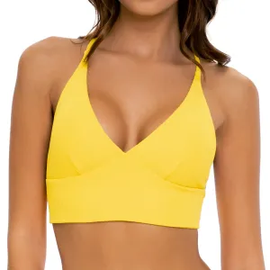 PLAYA VIBES - Cross Back Bustier Top