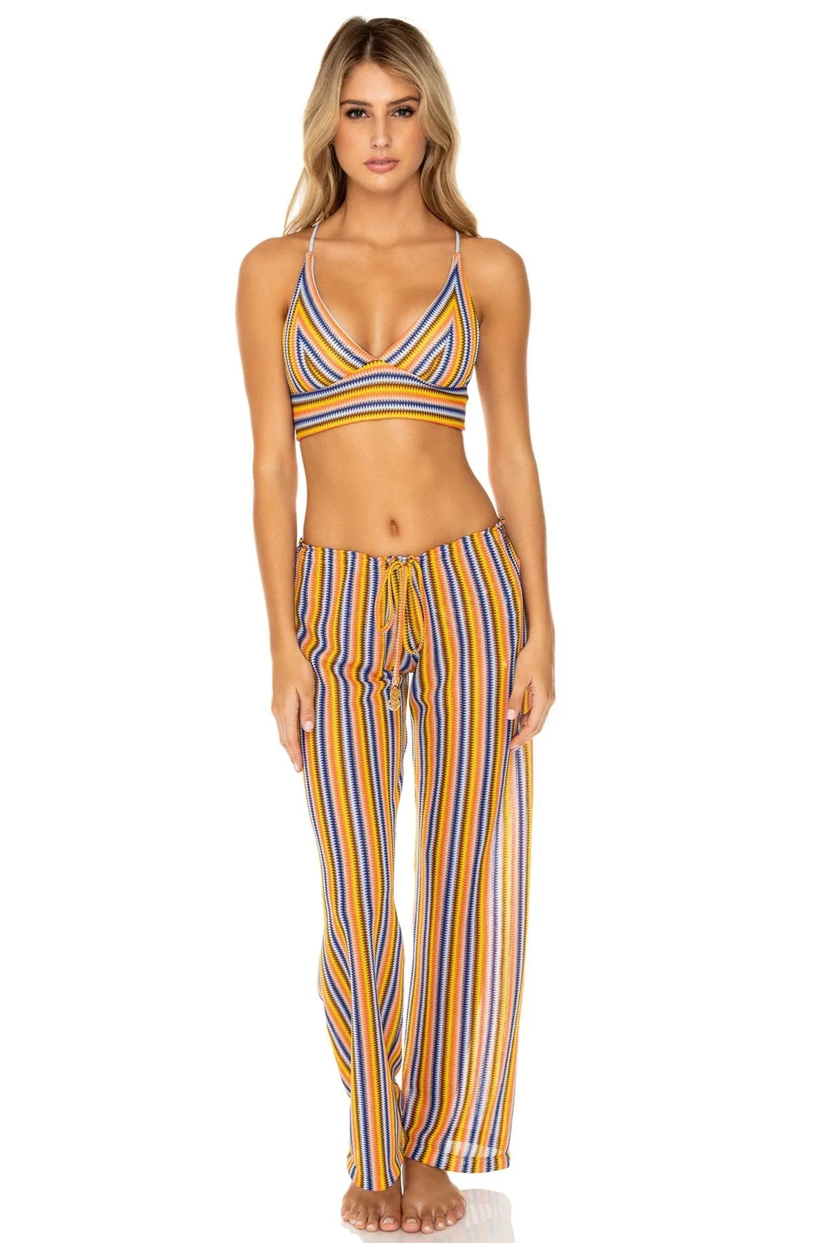 PLAZA ESPAÑA - Cross Back Bustier Top