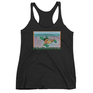 Please Recycle Racerback Tank Top