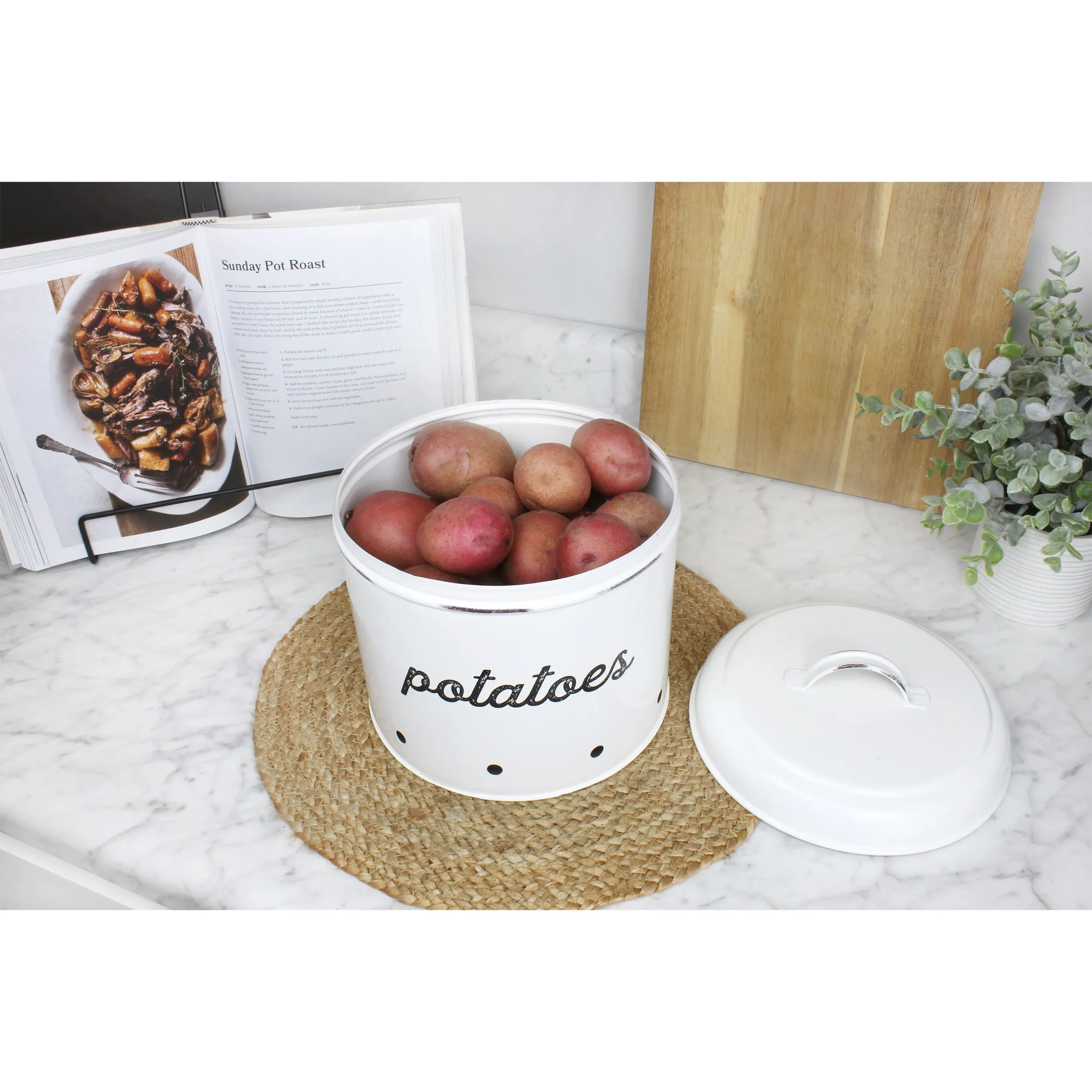 Potatoes, Onions and Garlic Canister Set