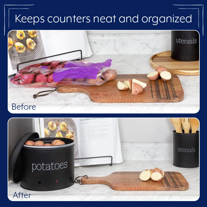 Potatoes, Onions and Garlic Canister Set
