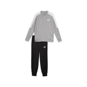 Puma Baseball Style Knitted Tracksuit 677428-14 - GRYBLK