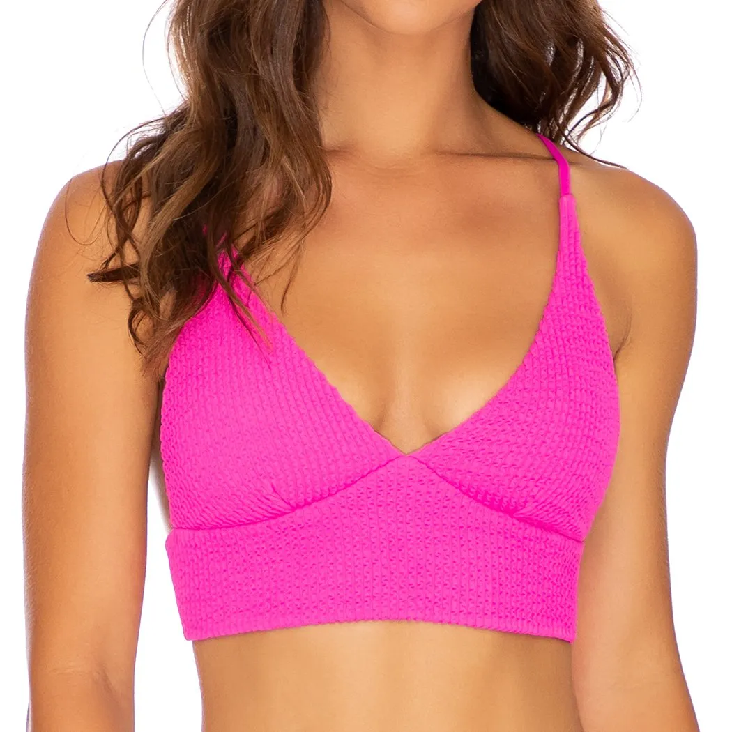 PURA CURIOSIDAD - Cross Back Bustier Top