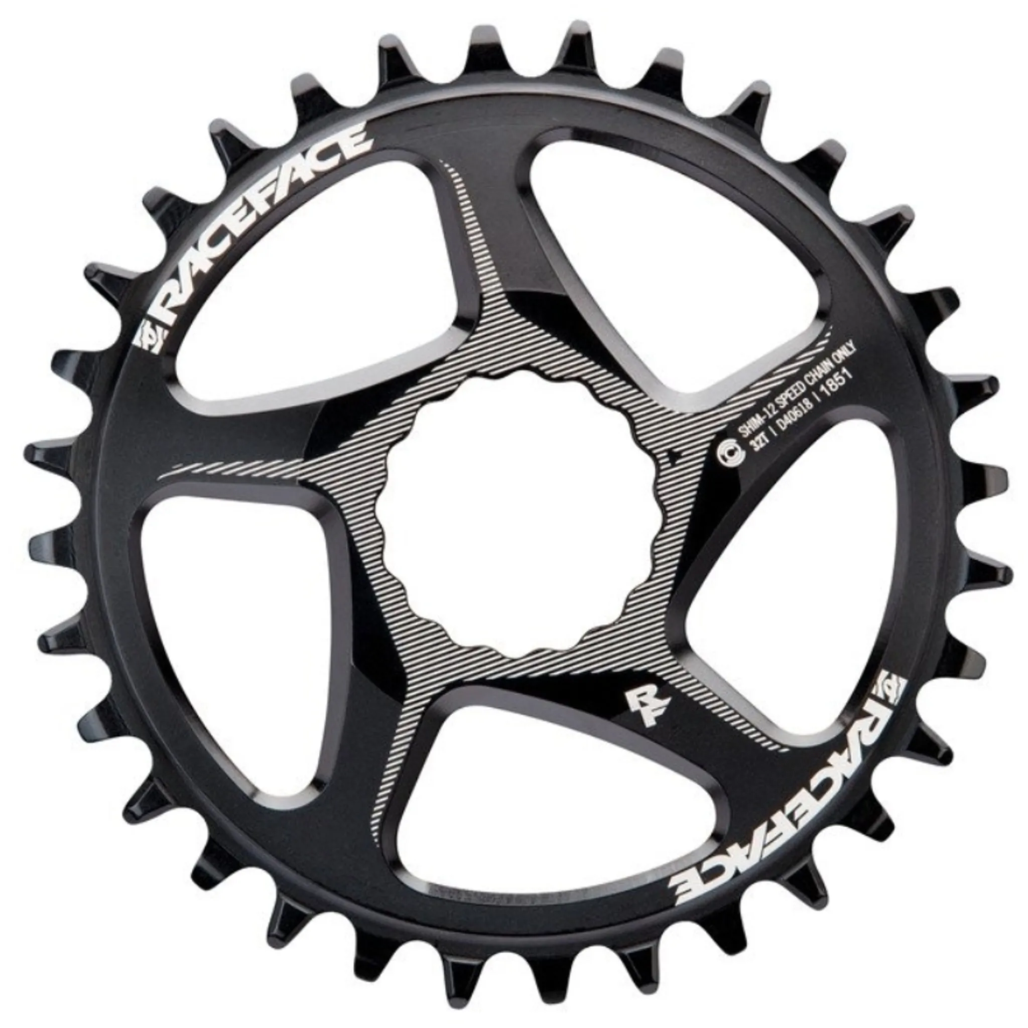 Race Face Chainring Cinch Dm 30T Shimano 12 Speed Black