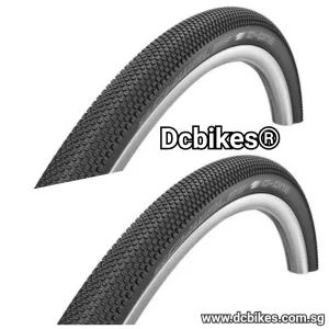 Schwalbe 700c X 35c | 40c G-One 28 X 1.35 | 1.5 Allround RaceGuard Road Gravel Folding Tyres (2 Tyres)