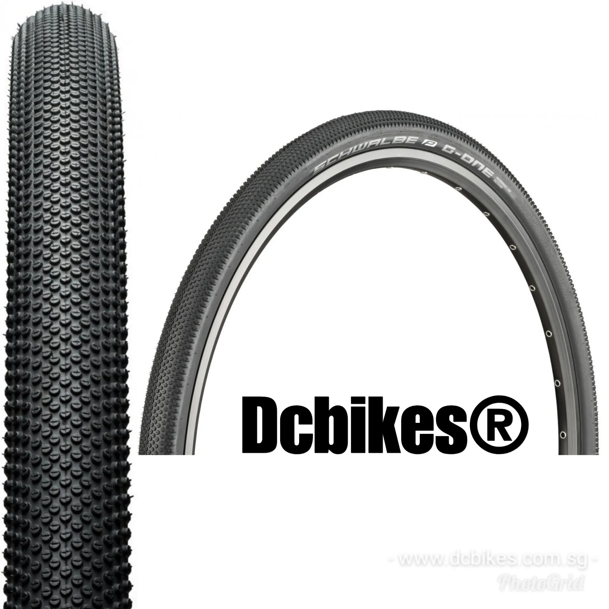 Schwalbe 700c X 35c | 40c G-One 28 X 1.35 | 1.5 Allround RaceGuard Road Gravel Folding Tyres (2 Tyres)