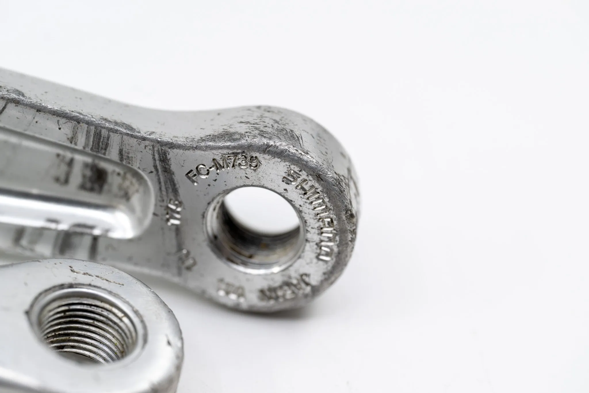 shimano fc-m739 deore xt crankset no chain rings
