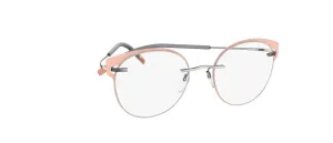 Silhouette Titan Minimal Art The Icon. Accent Rings Demo Eyeglasses 5518 FV