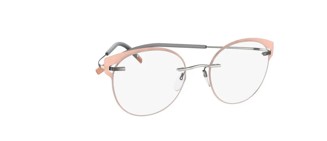 Silhouette Titan Minimal Art The Icon. Accent Rings Demo Eyeglasses 5518 FV