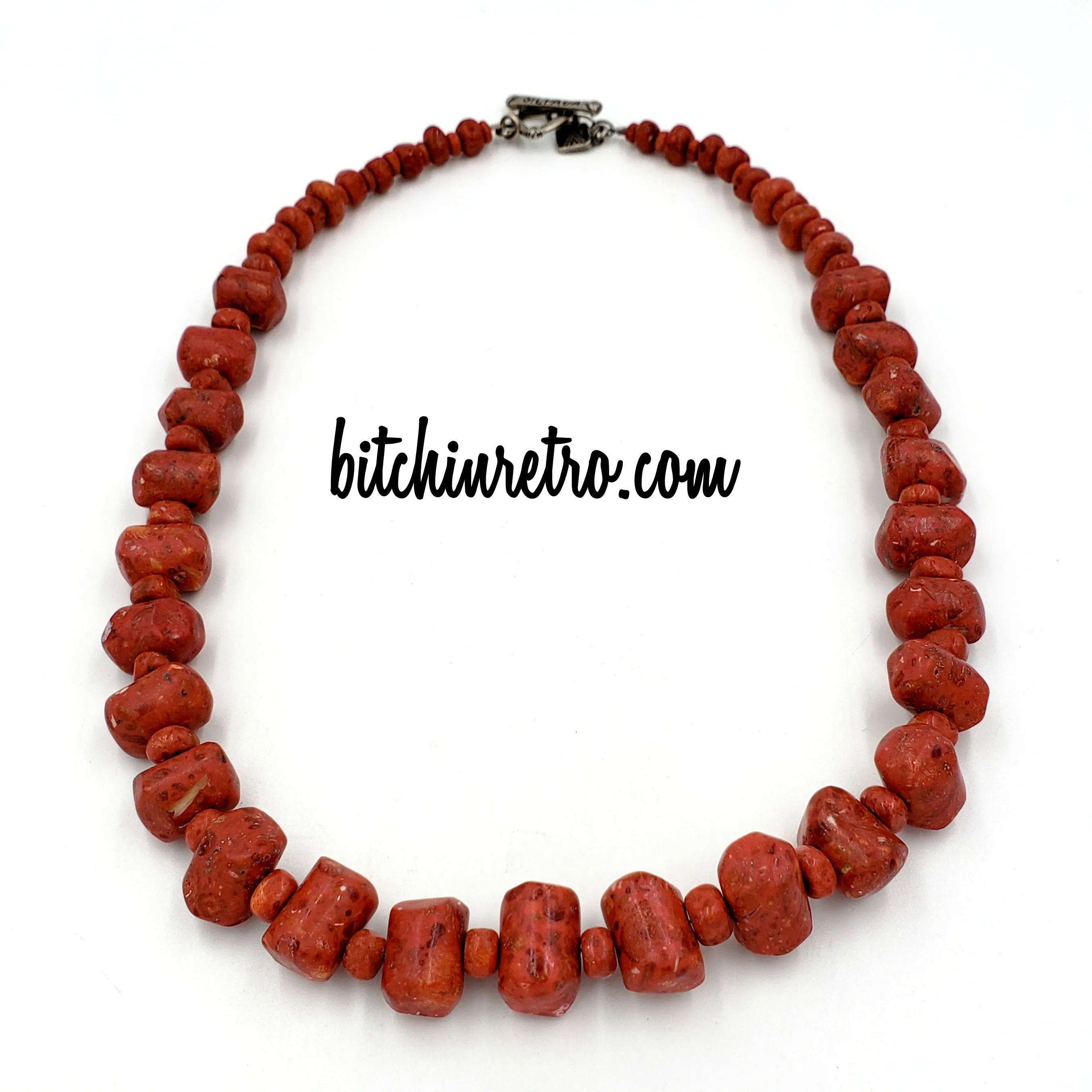 Silpada Red Coral Beaded Necklace