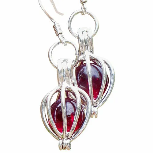 Silver Drop Earrings