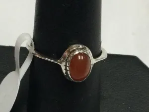 Simple Silver Rings (Various Stones)