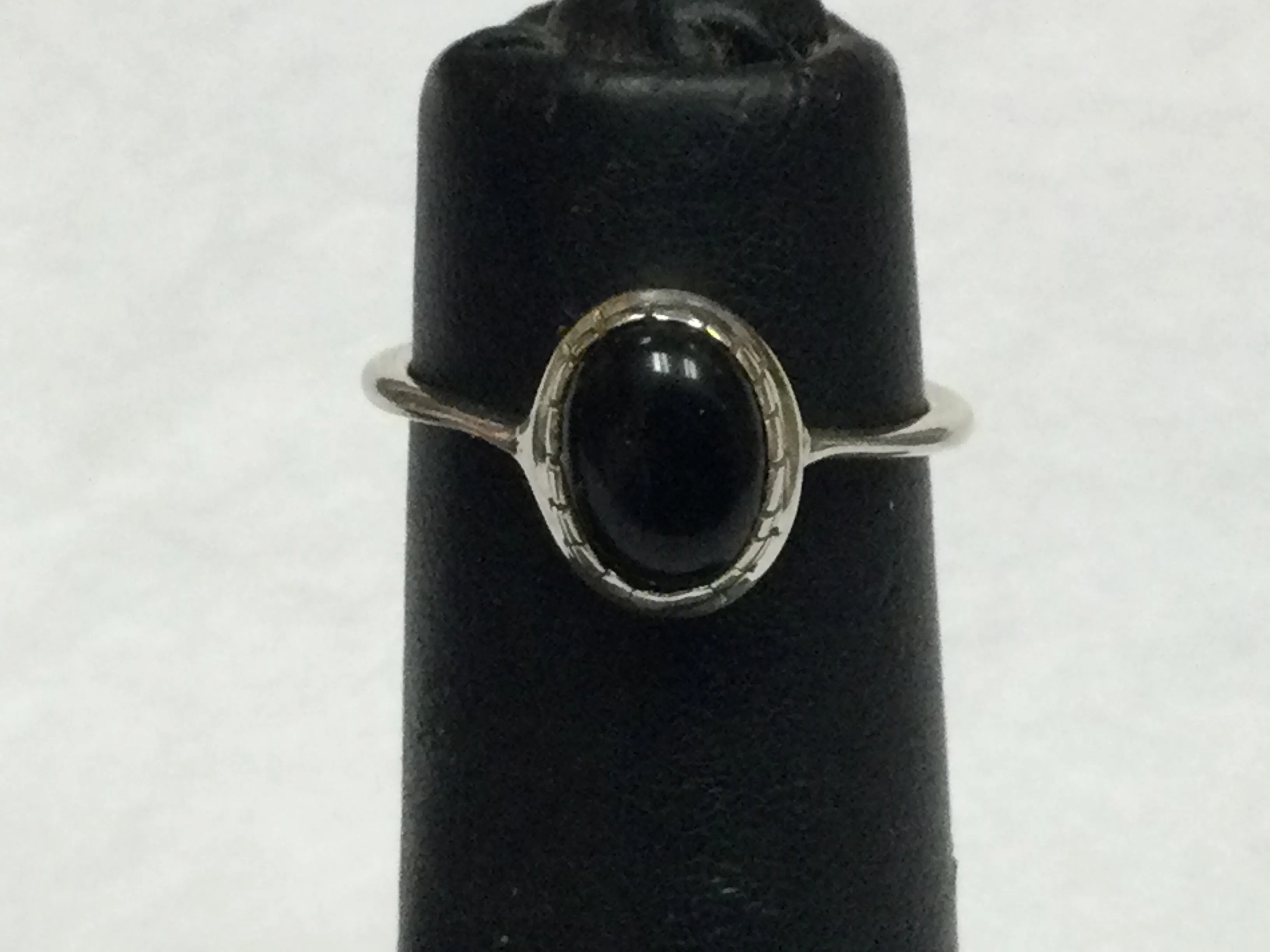Simple Silver Rings (Various Stones)