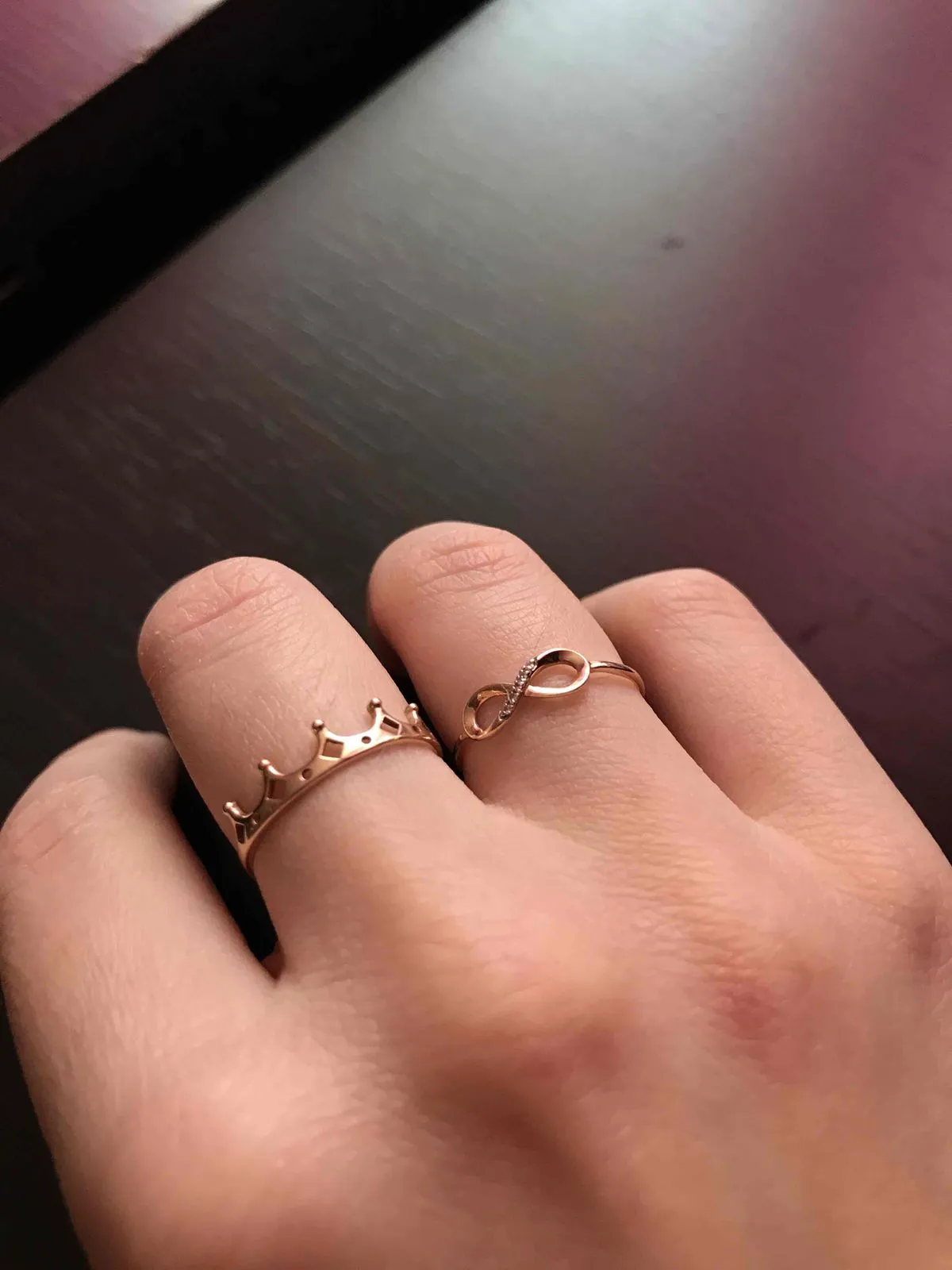 SOKOLOV - Crown Simple Ring With Cut Outs - 585 Gold