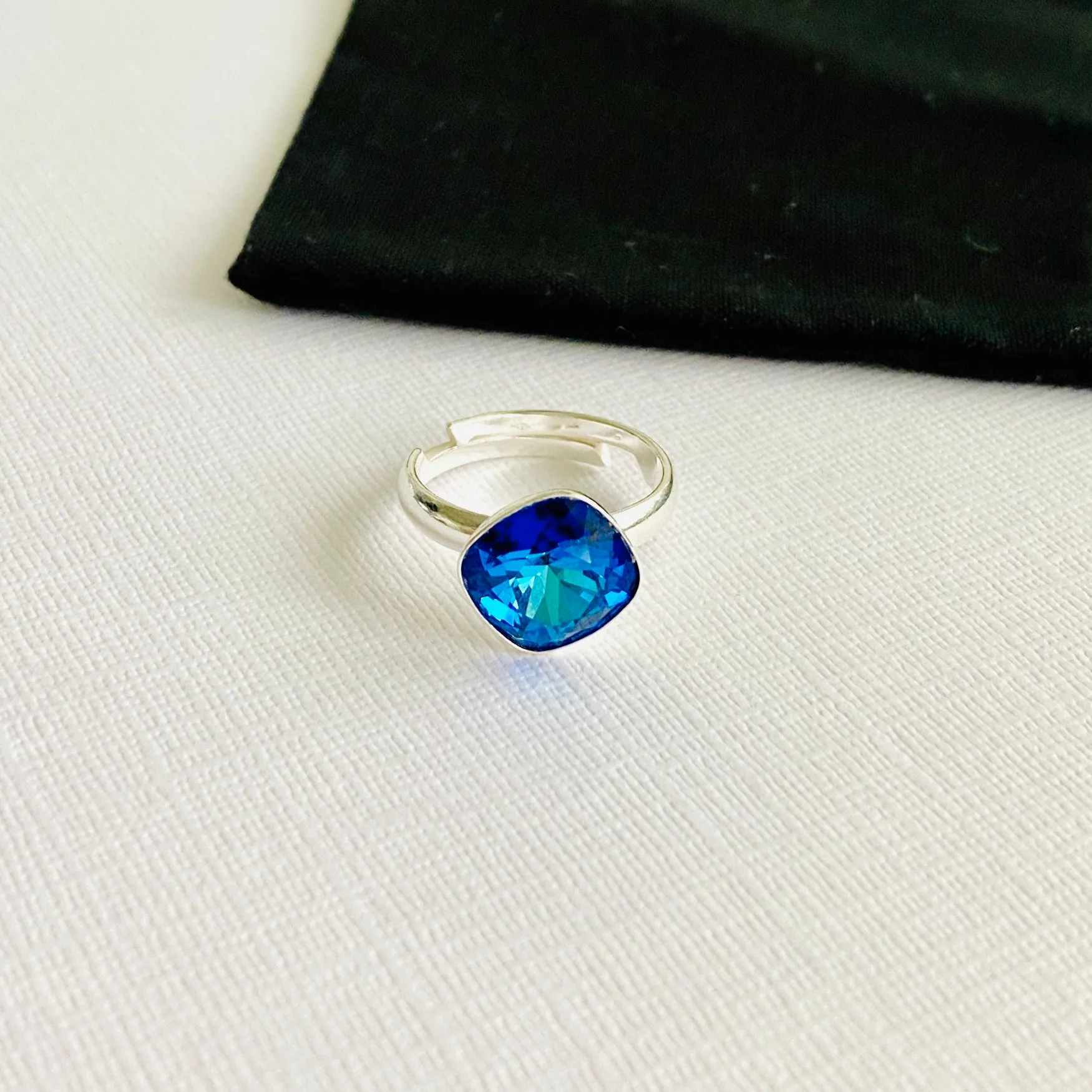 SPARKLE | Blue Crystal Ring with Swarovski® Crystal