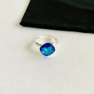 SPARKLE | Blue Crystal Ring with Swarovski® Crystal