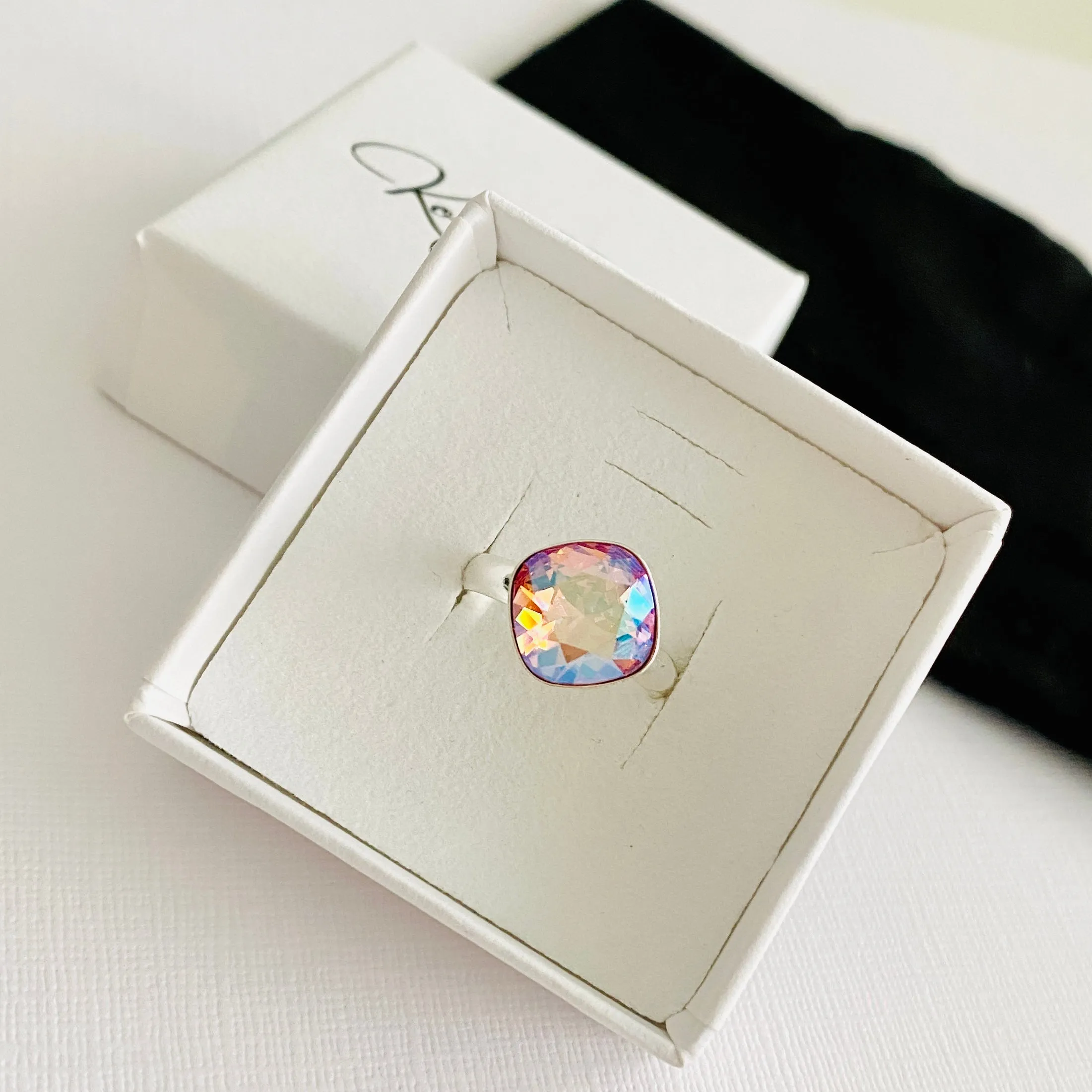 SPARKLE | Rose Crystal Ring with Swarovski® Crystal