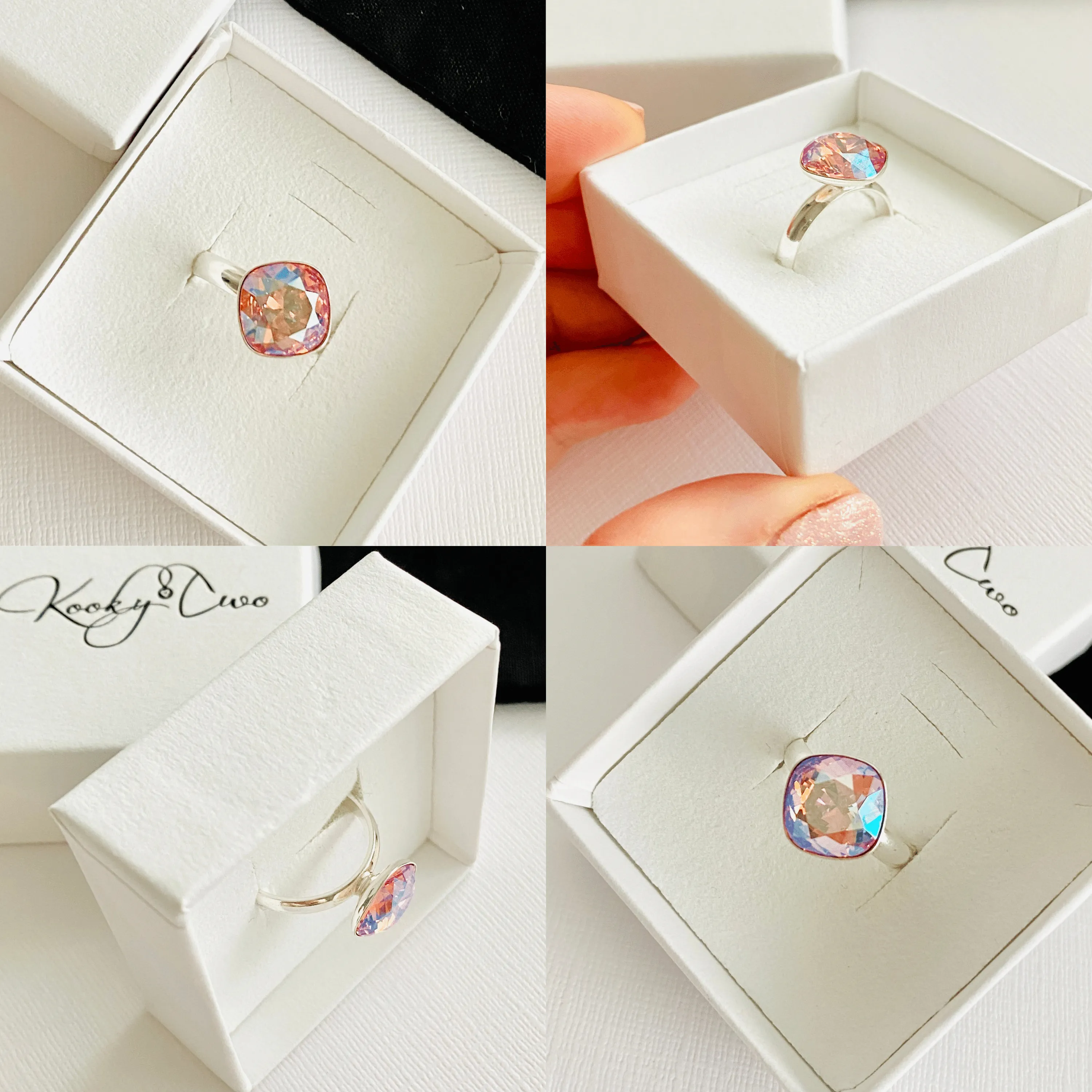 SPARKLE | Rose Crystal Ring with Swarovski® Crystal