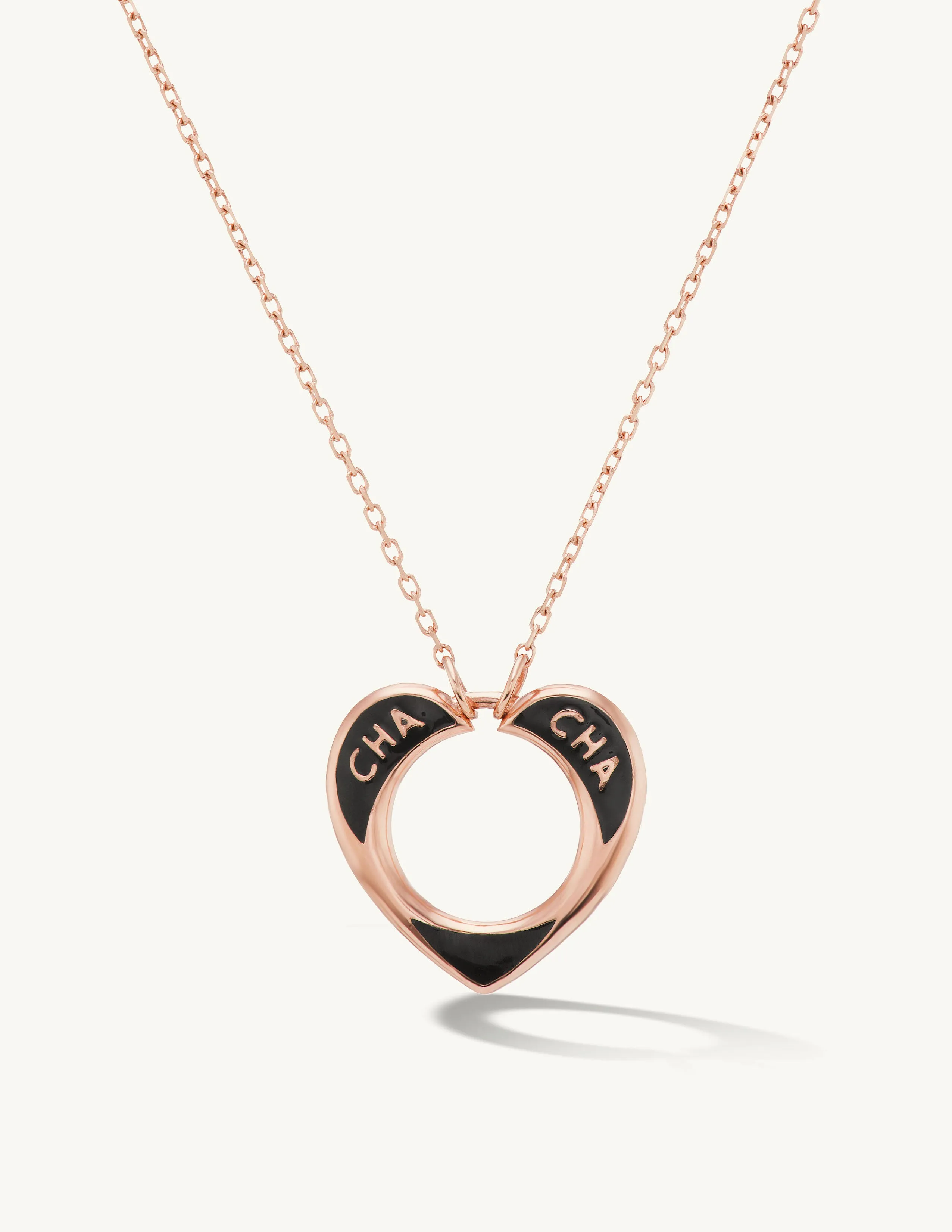 SRJ X ZM Enamel Heart Necklace