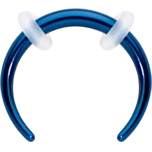 Stainless Steel Crescent Pincher Septum Ring - 14G and 16G