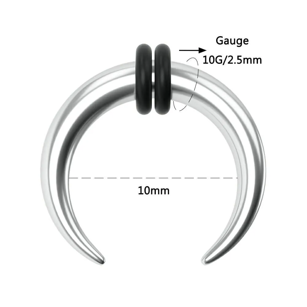 Stainless Steel Cresent Horseshoe Pincher 8-16 Gauges