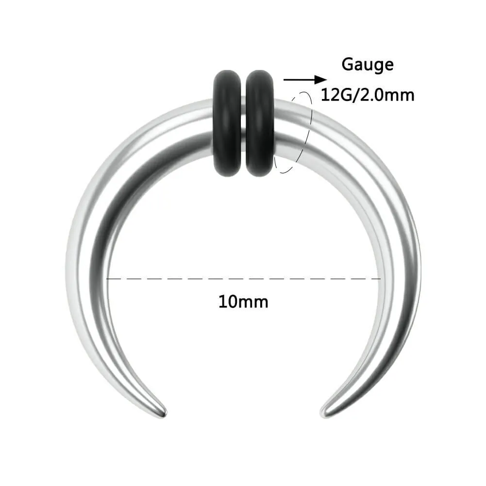 Stainless Steel Cresent Horseshoe Pincher 8-16 Gauges