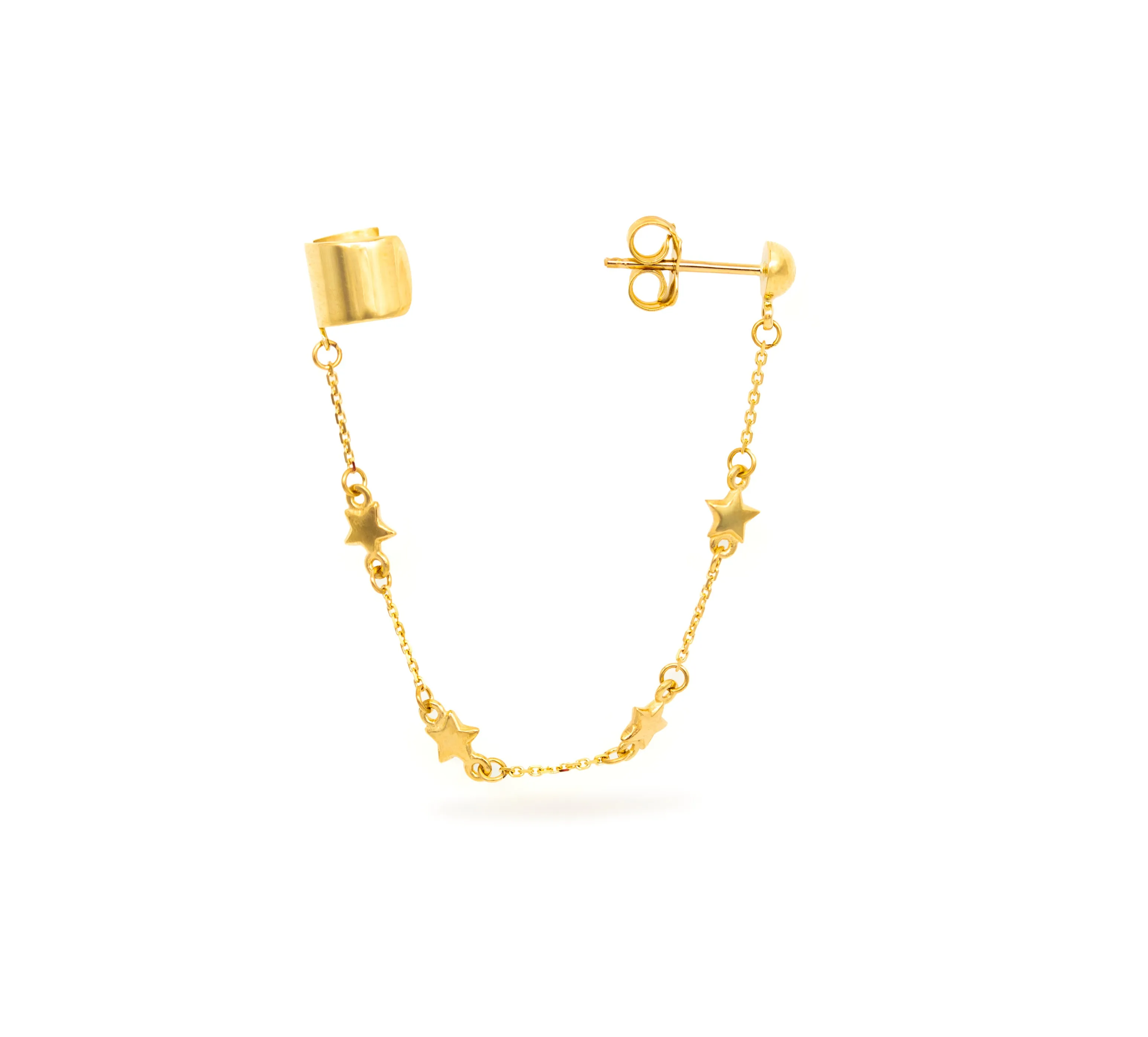 Star Chain Ear cuff Earring