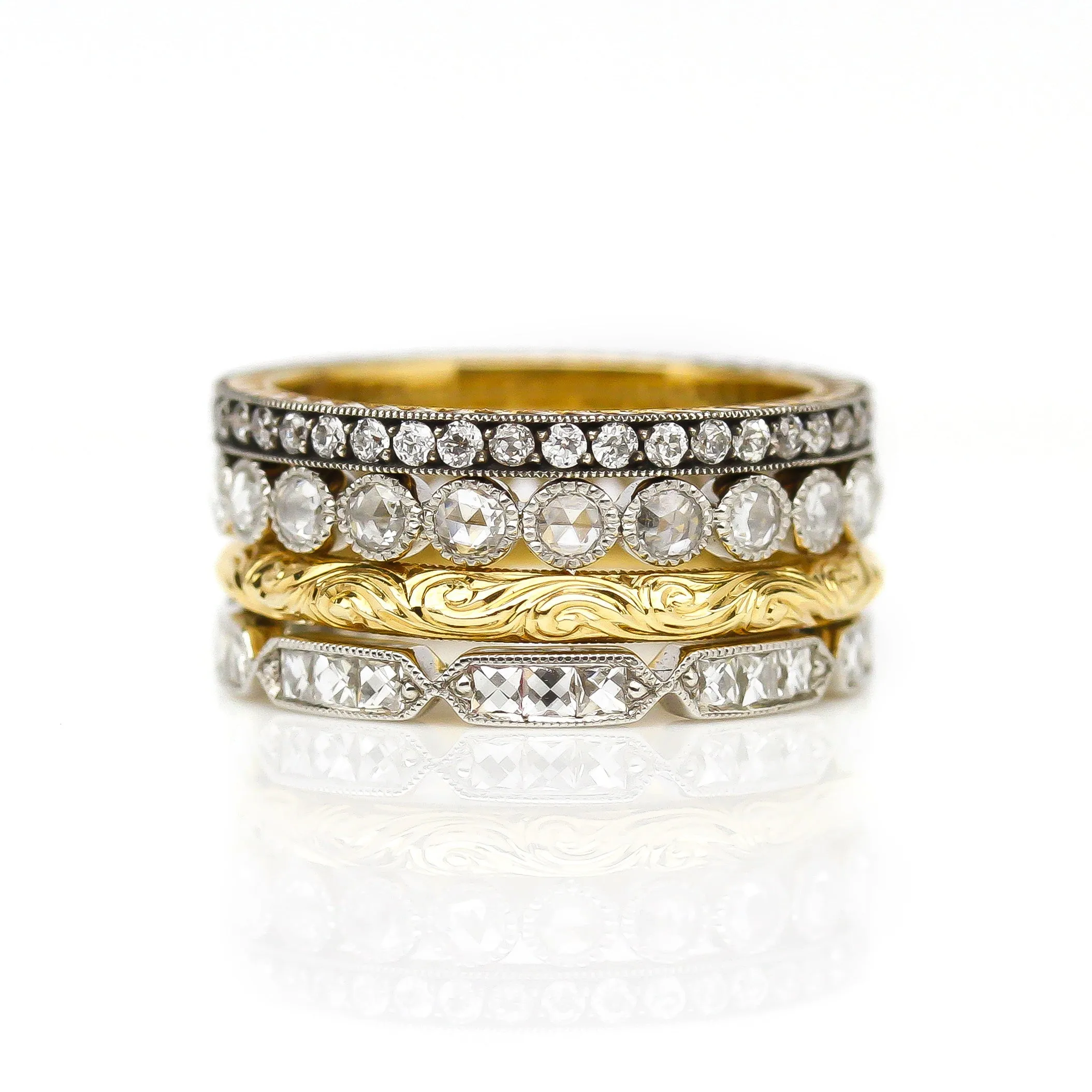 'State St.' Ring Stack