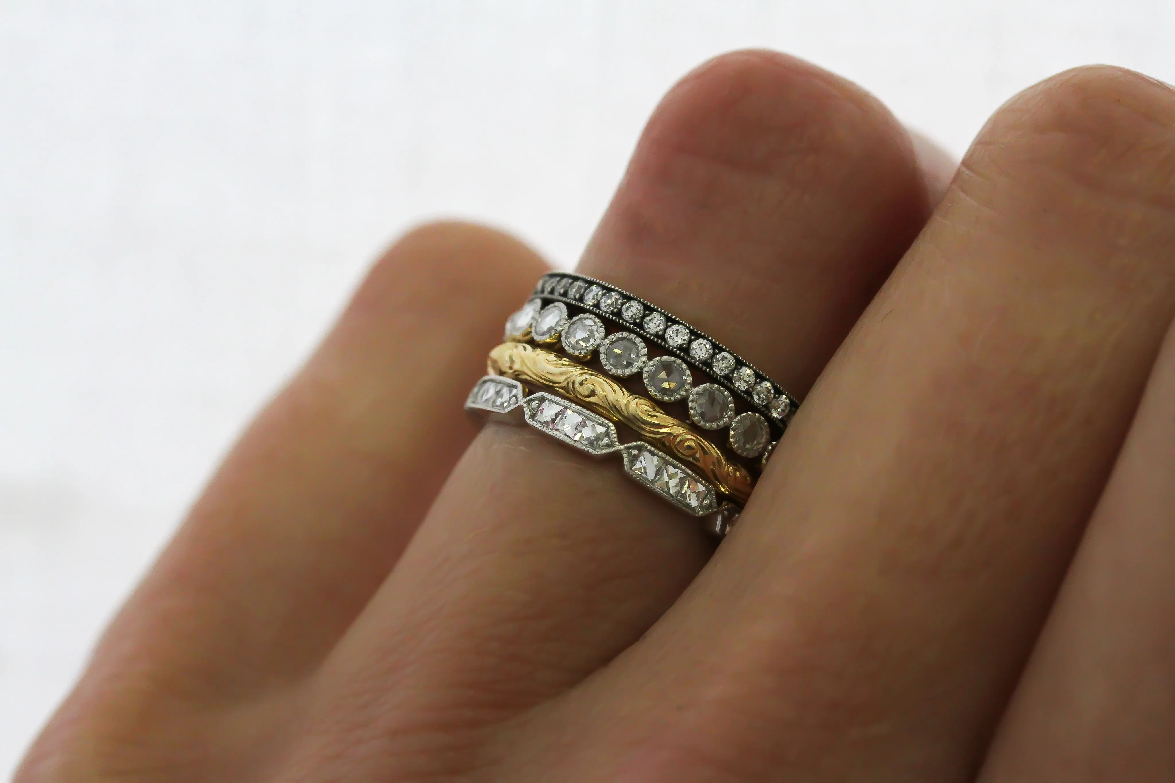'State St.' Ring Stack
