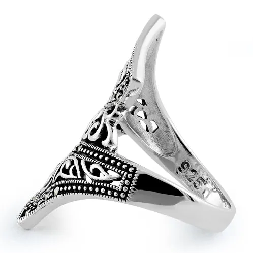 Sterling Silver Marcasite Ring