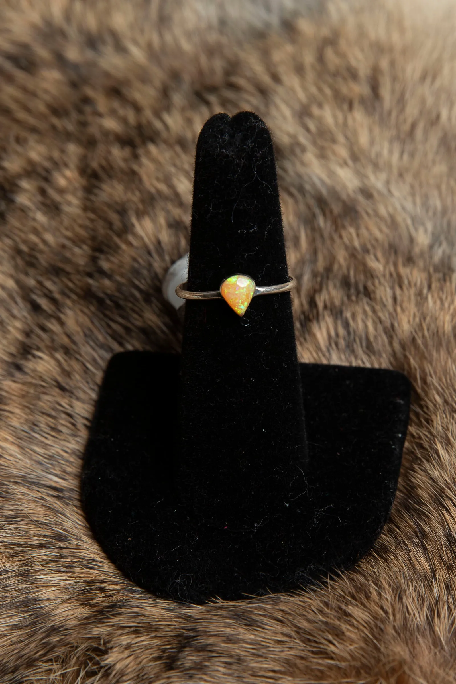 Sterling Silver Rings with Small Stone