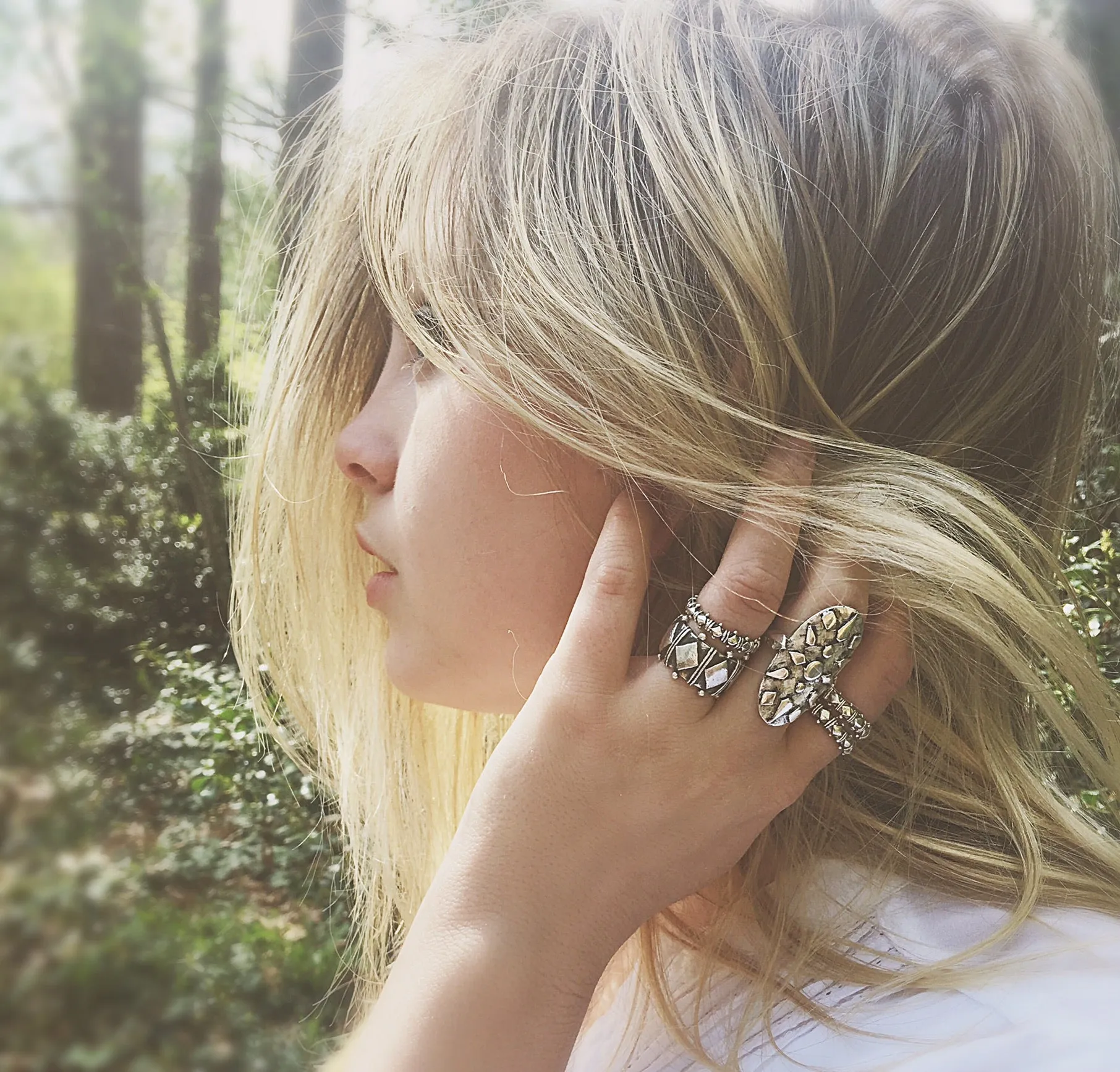 Sterling Silver Shakti Stack Rings