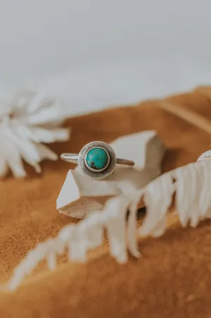 Stone Stacking Ring with Turquoise - a few left in size 7.5!