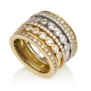 Stunning stacking ring
