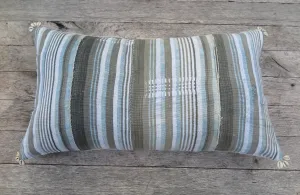 surf sand stripe - one of a kind pillow