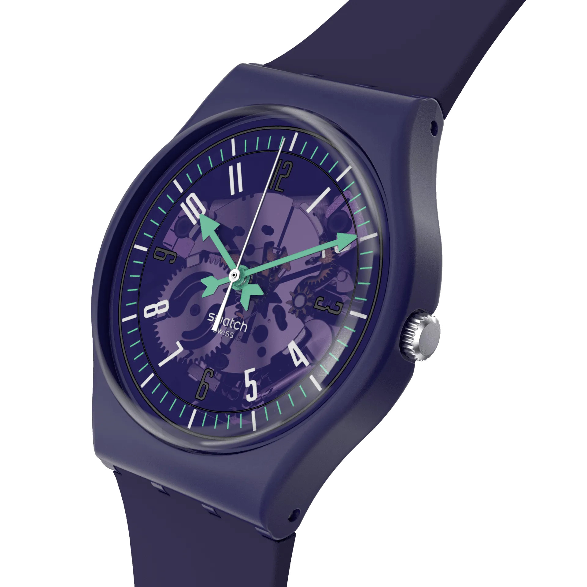 Swatch Photon Purple Originals Gent 34mm SO28V102 watch