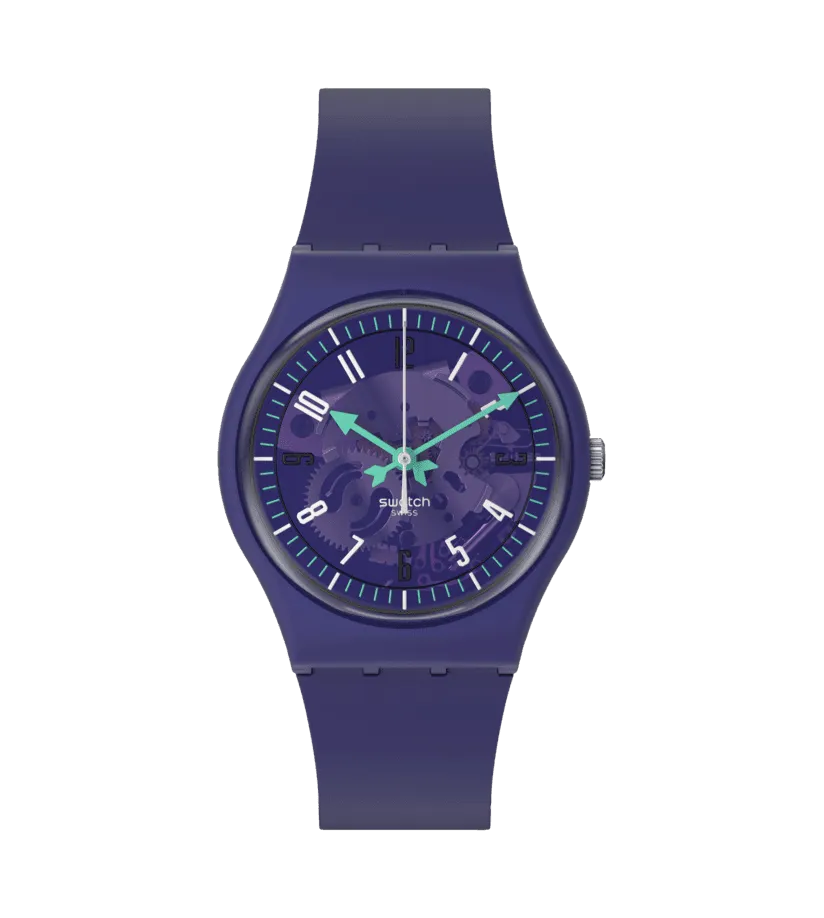 Swatch Photon Purple Originals Gent 34mm SO28V102 watch