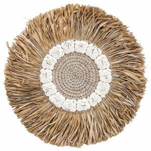 Tahiti Juju Wall Hanging - Cowrie Shell
