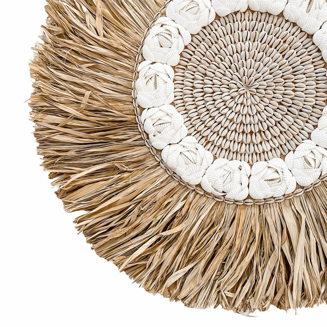 Tahiti Juju Wall Hanging - Cowrie Shell