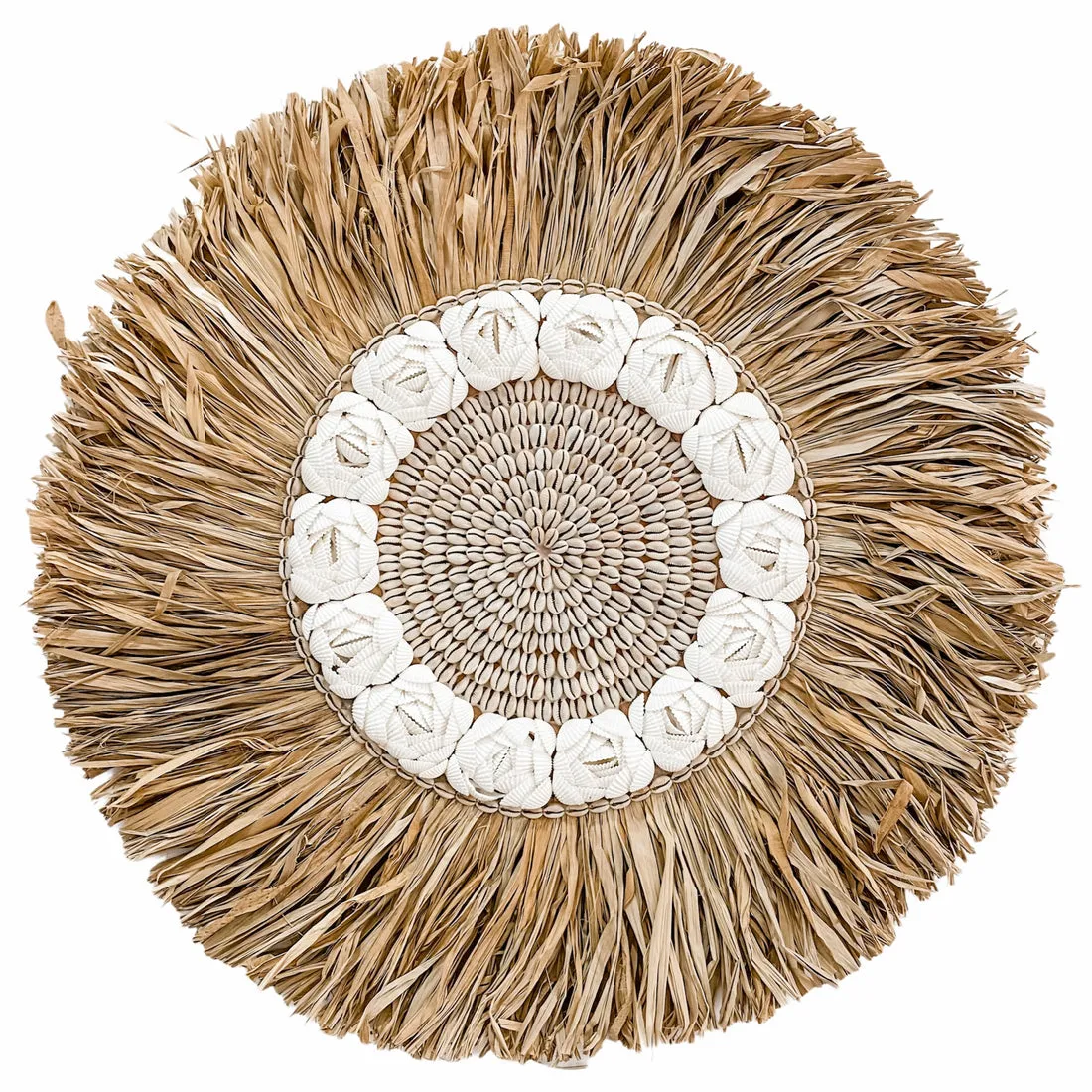Tahiti Juju Wall Hanging - Cowrie Shell