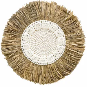 Tahiti Juju Wall Hanging - White Shell - Pure